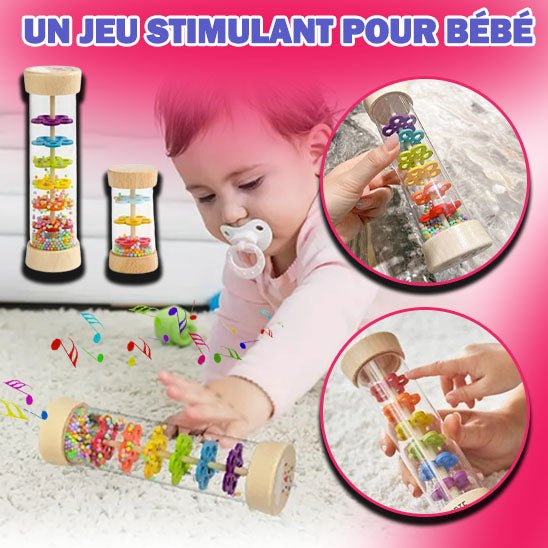 Jouet bebe|Bâton de pluie - Eveil et merveille