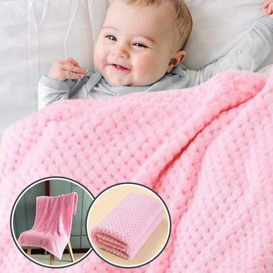 Couverture bébé| Rose - Eveil et merveille
