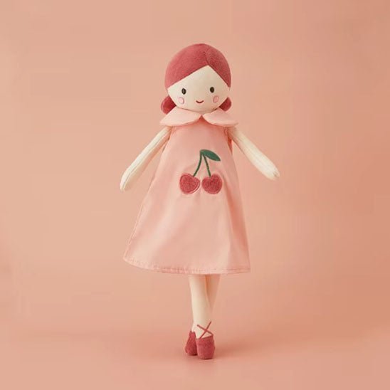 Doudou Bébé fille| Cerise - Eveil et merveille