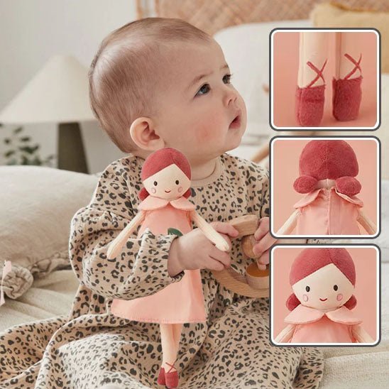 Doudou Bébé fille| Cerise - Eveil et merveille